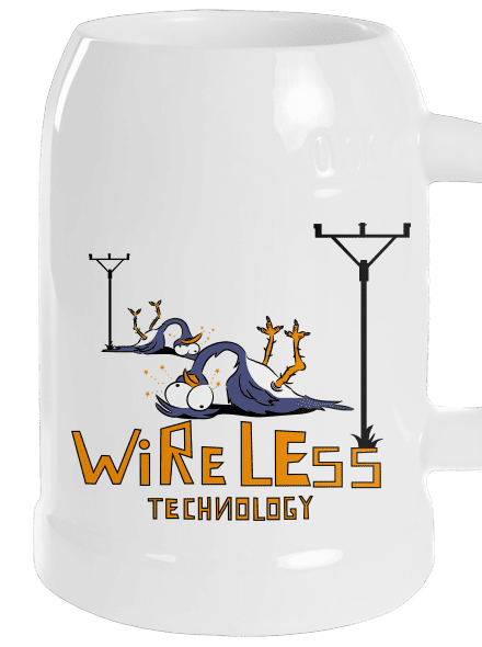 Vezeték nélkül söröskorsó White