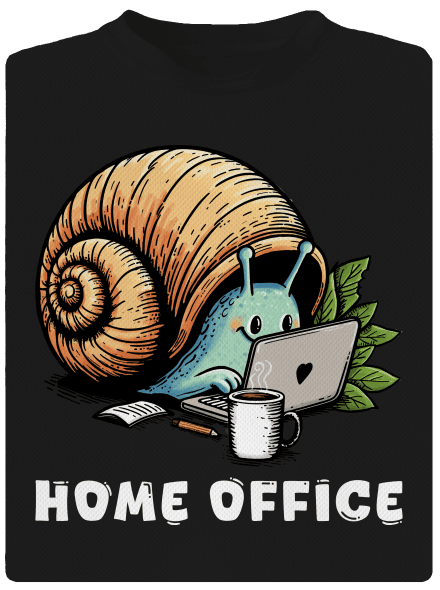 Sneka home office férfi sportpóló Black