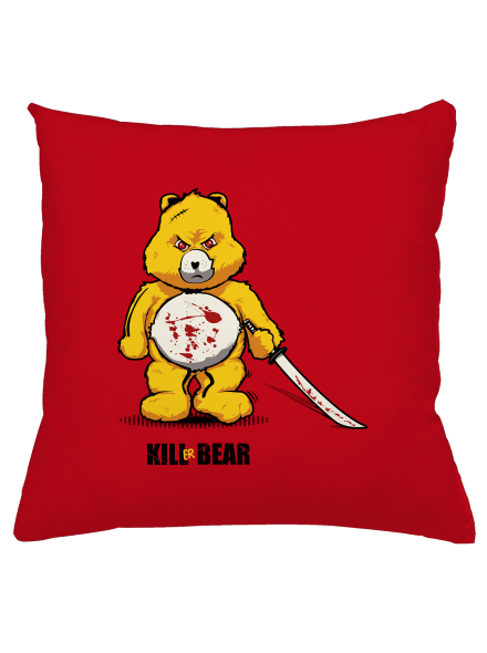 Killer bear párna Red