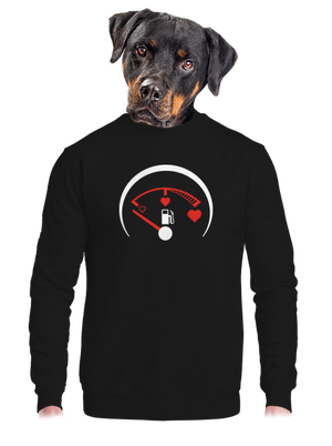 Tele kérem unisex crewneck Black