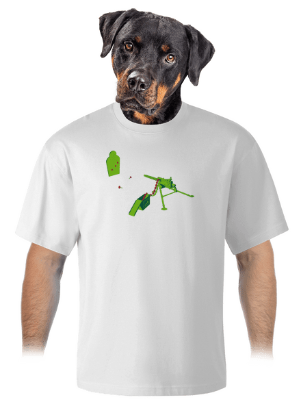LMG training unisex túlméretezett póló White