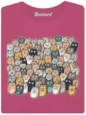 Találd meg az ördögöt prémium női póló Magenta