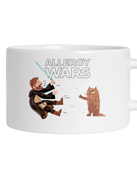 Allergy Wars macaron bögre White