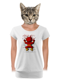 női póló elasztikus alsó szegéllyel