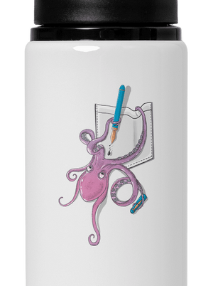 Egyszerűen imádja a tintát kulacs White