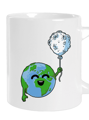 Ballon nagy bögre White