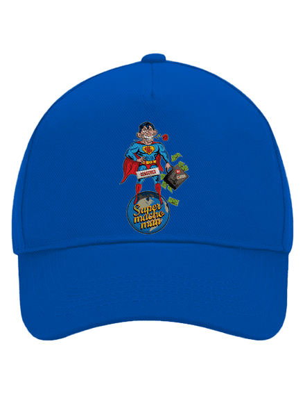 Supermachoman baseballsapka Bright Royal