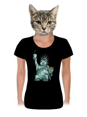 Amerikai bálvány női póló Black