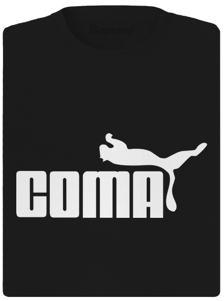 Coma női sportpóló Black