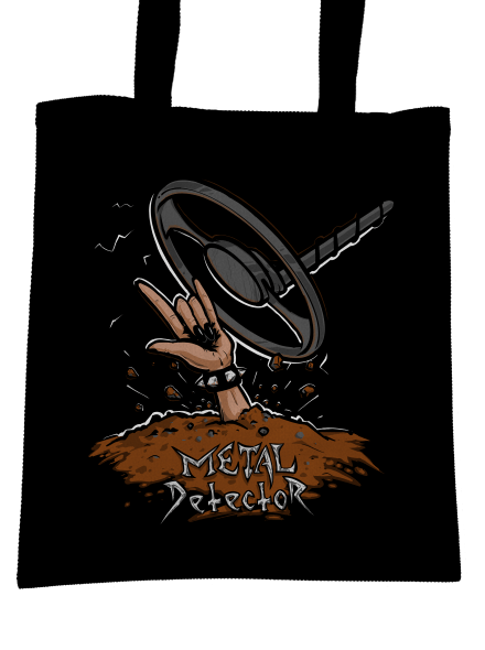 Metal detector táska Black