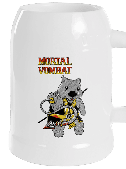 Mortal Vombat söröskorsó White