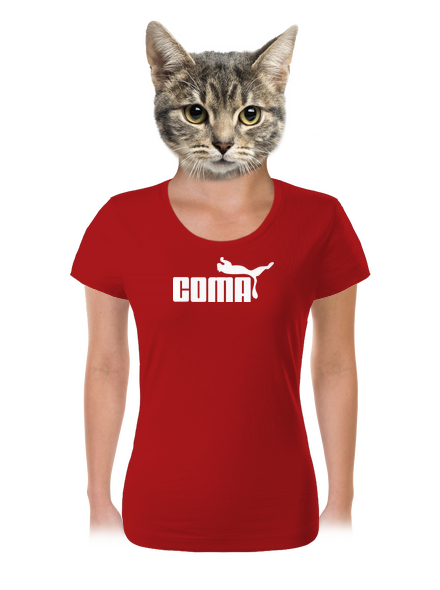 Coma női póló Red Mal