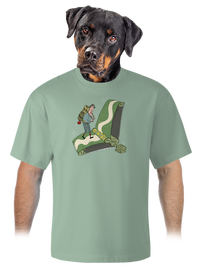 unisex túlméretezett póló