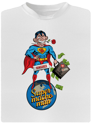 Supermachoman gyerek sport póló White