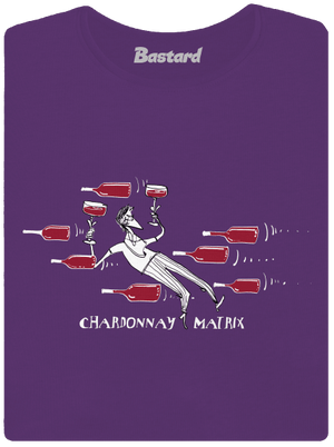 Chardonnay matrix prémium női póló Purple