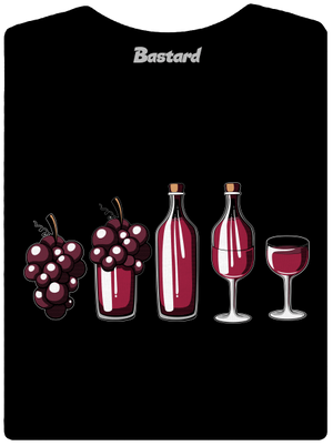 A vörösbor evolúciója prémium női póló Black