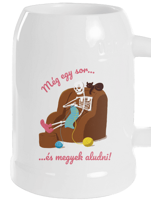 Még egy sor söröskorsó White