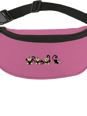 Majmok övtáska True Pink