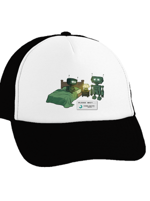 Robot romantika teherautós sapka Black cap