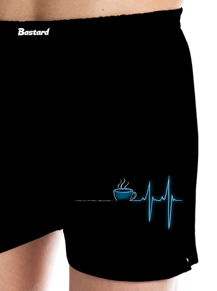 Coffee help férfi alsó nadrág Black