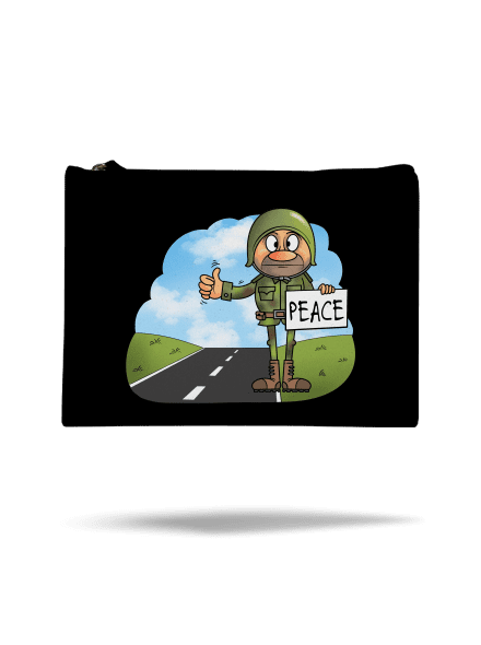 Peace kis táska Black
