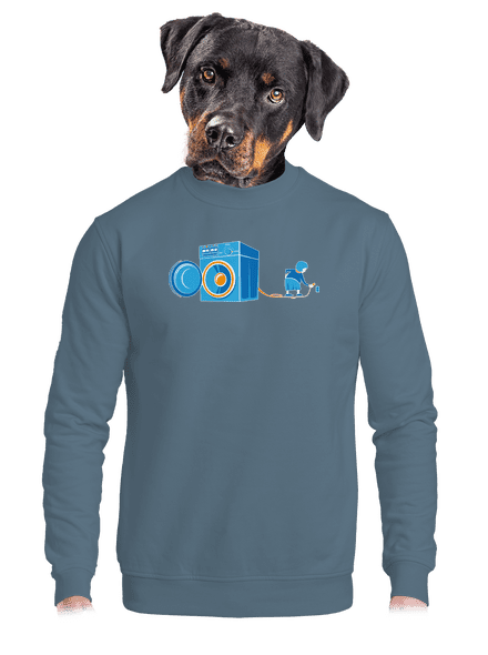 Mosógép unisex crewneck Nordic Blue