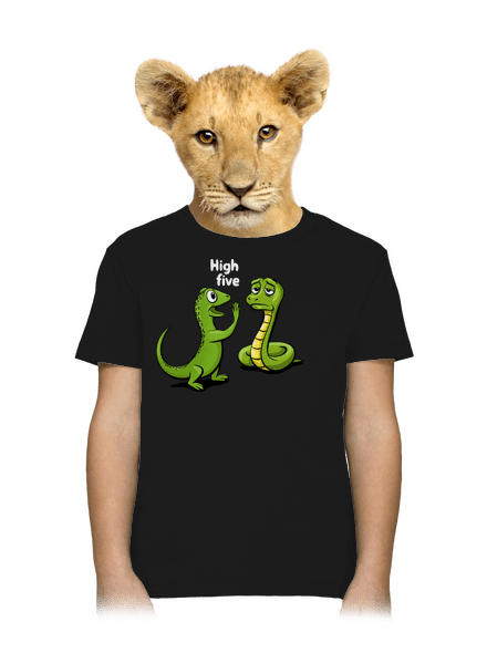 High Five gyerek póló Black