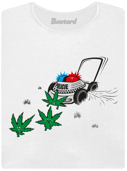 Ganja bust prémium női póló White
