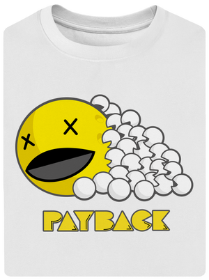 Payback unisex túlméretezett póló White