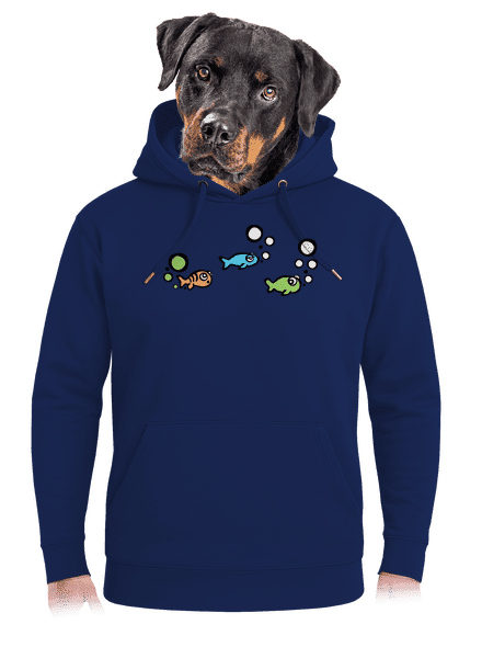 Baleset unisex prémium pulóver Navy