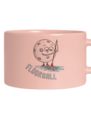 Floorball macaron bögre Pink Macaron