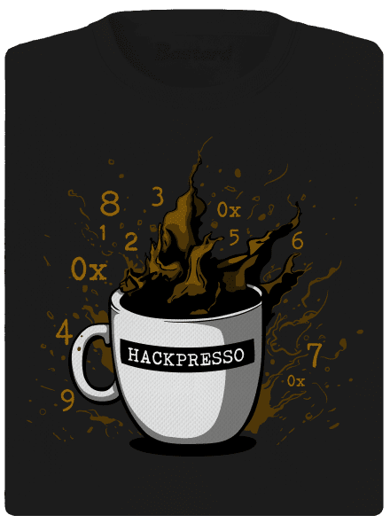 Hackpresso  női sportpóló Black