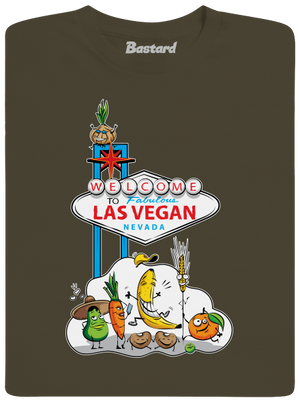 Las Vegan férfi hosszú ujjú póló Urban Khaki