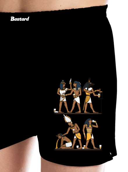 Egyiptomi parti férfi alsó nadrág Black