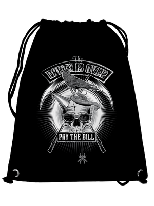 Party is over hátizsák Black