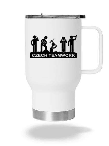 Czech Teamwork termosz bögre White