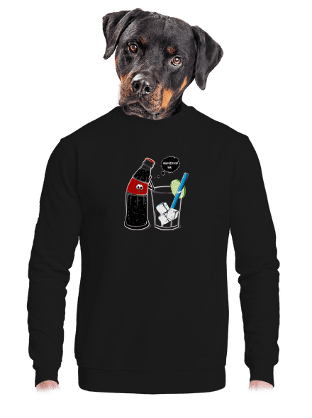  unisex crewneck Black
