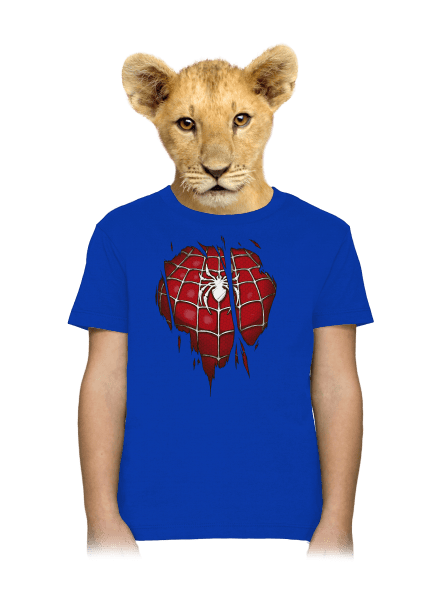 Spider inside gyerek póló Royal Blue