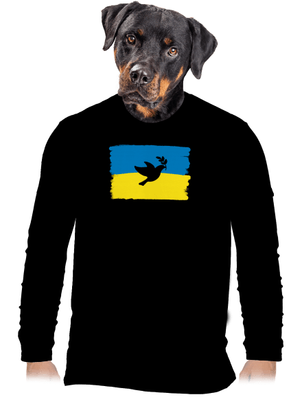  férfi hosszú ujjú póló Black
