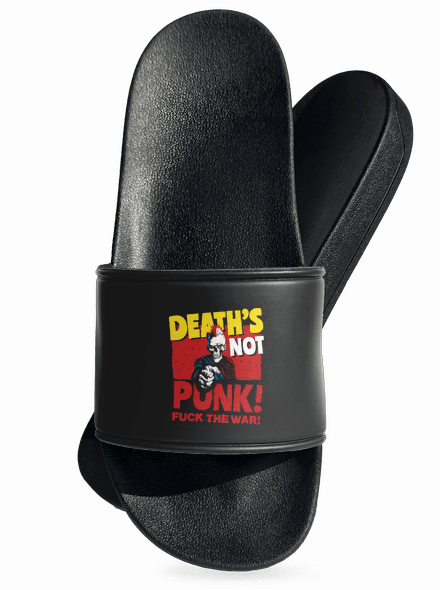 Death's not punk papucs Black