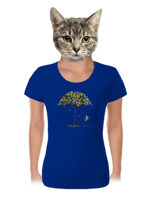 Ősz női póló Royal Blue Mal