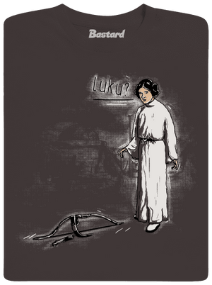 Luke és Leia férfi hosszú ujjú póló Bear Brown