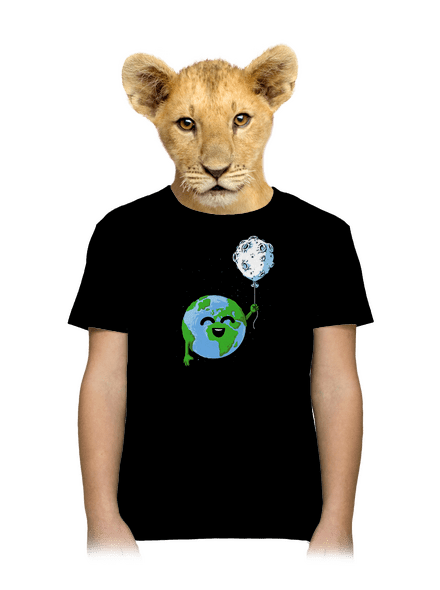 Ballon gyerek póló Black