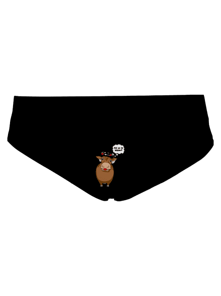 Tehén és bika női bugyik Black