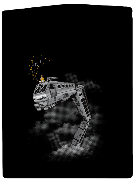 Snake Train cipzáras női pulóver Black