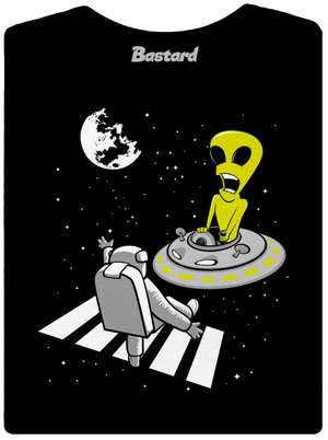 UFO crosswalk prémium női póló Black