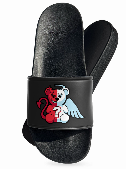 Angyal vagy ördög papucs Black