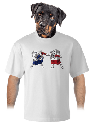 unisex túlméretezett póló