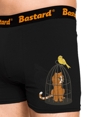 Madár bosszúja boxeralsó Black