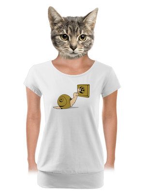 női póló elasztikus alsó szegéllyel